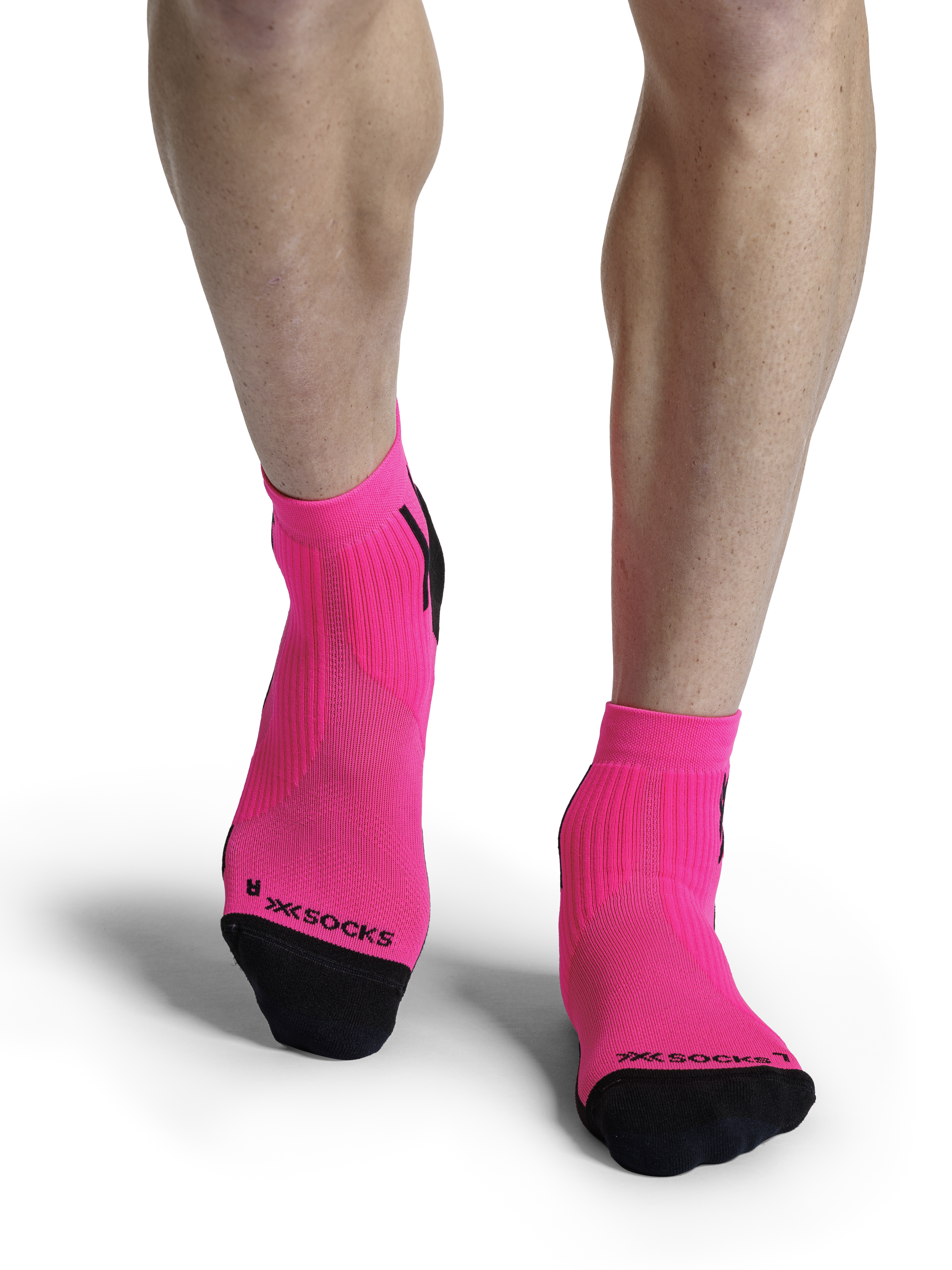 X-SOCKS RUN PERFORM ANKLE - Fluo Pink X Black - Ankle - 17 of 20