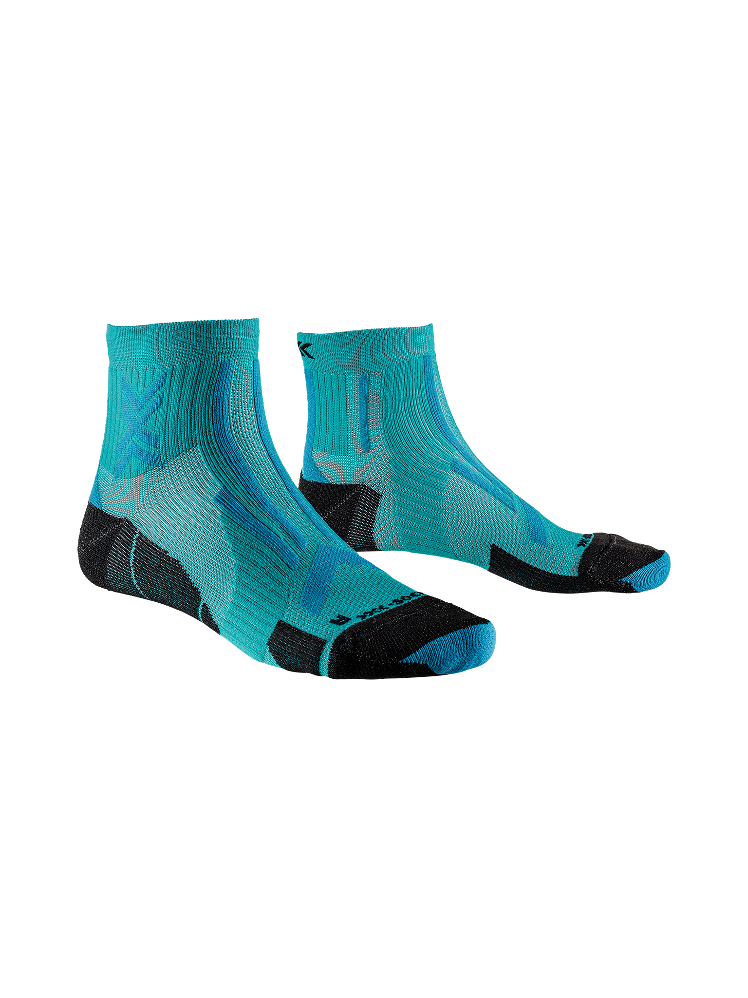 X-SOCKS TRAILRUN PERFORM ANKLE - Lake Green Sunset Blue - Ankle - 2 of 5