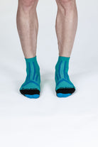 X-SOCKS TRAILRUN PERFORM ANKLE - Lake Green Sunset Blue - Ankle - 3 of 5