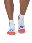 X-SOCKS RUN EXPERT ANKLE - White Orange Twyce Blue - Ankle - 3 of 9