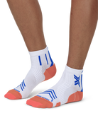 X-SOCKS RUN EXPERT ANKLE - White Orange Twyce Blue - Ankle - 4 of 9