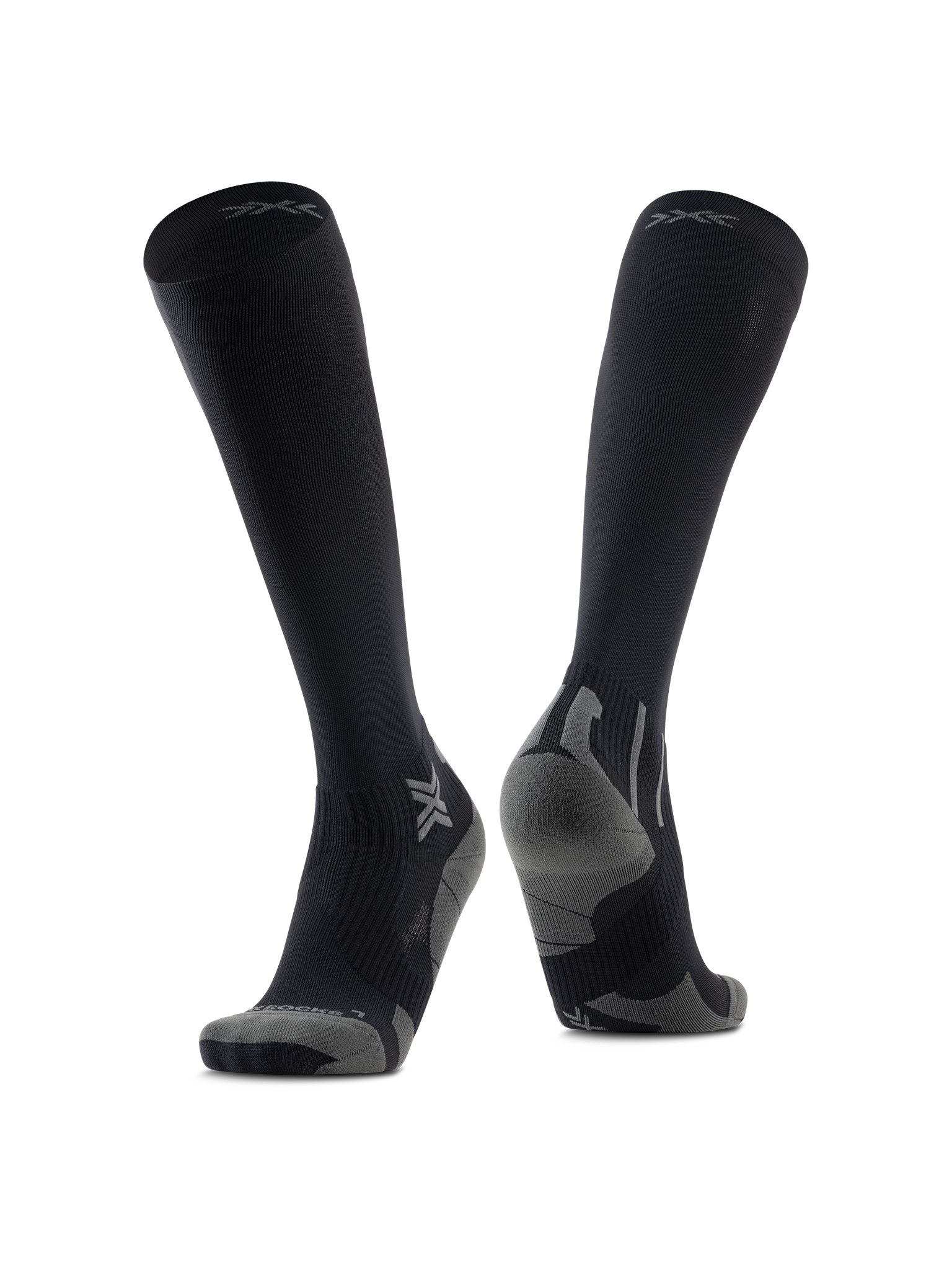 X-SOCKS RUN PERFORM OTC - Black Charcoal - Over The Calf - 2 of 5