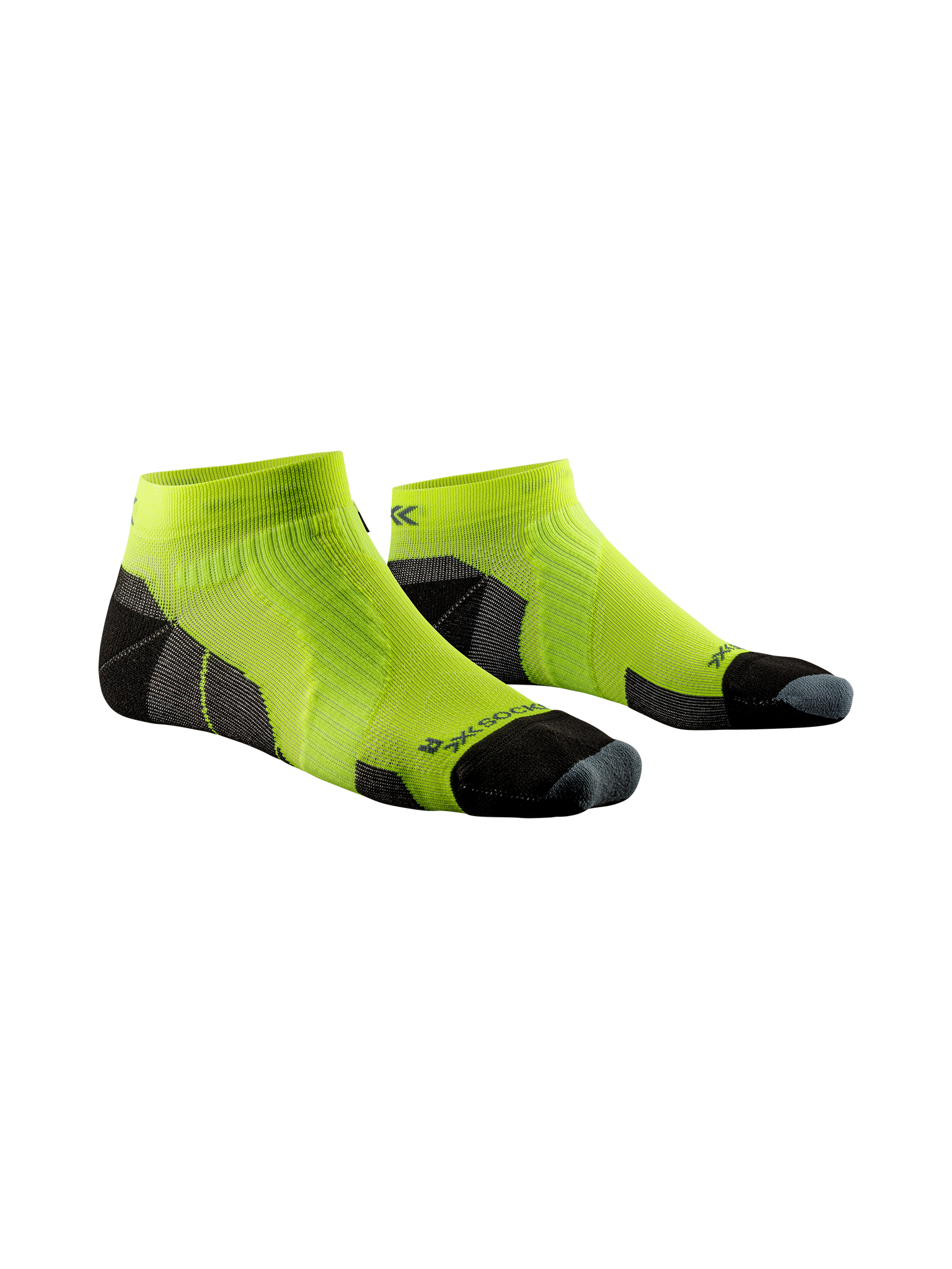 X-SOCKS RUN PERFORM LOW CUT - Fluo Yellow Opal Black - Low Cut - 9 of 9