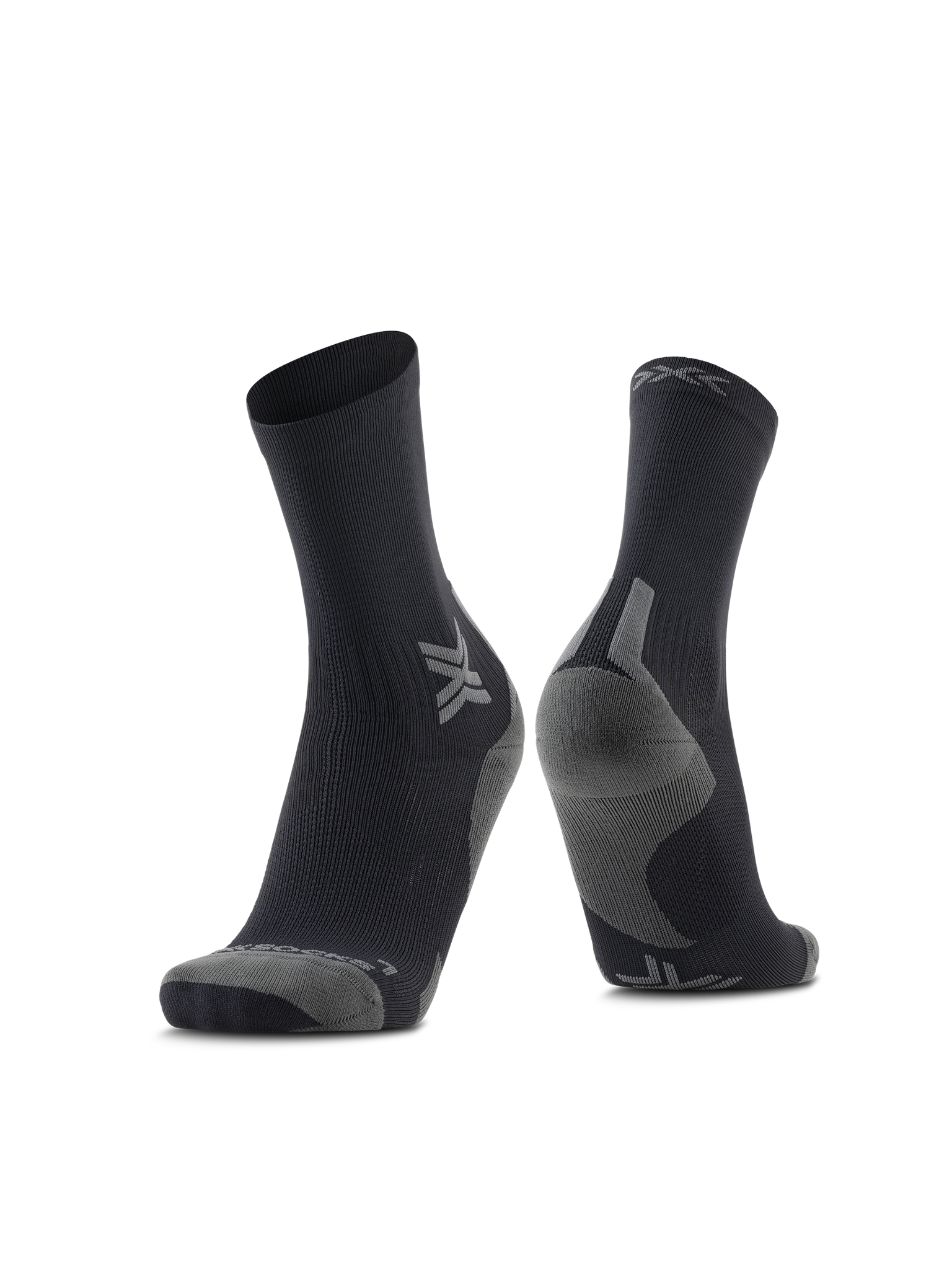 X-SOCKS RUN DISCOVER CREW - Black Charcoal - Crew - 13 of 28