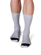 X-SOCKS RUN DISCOVER MERINO CREW - Seal Grey Light Sand - Crew - 5 of 7