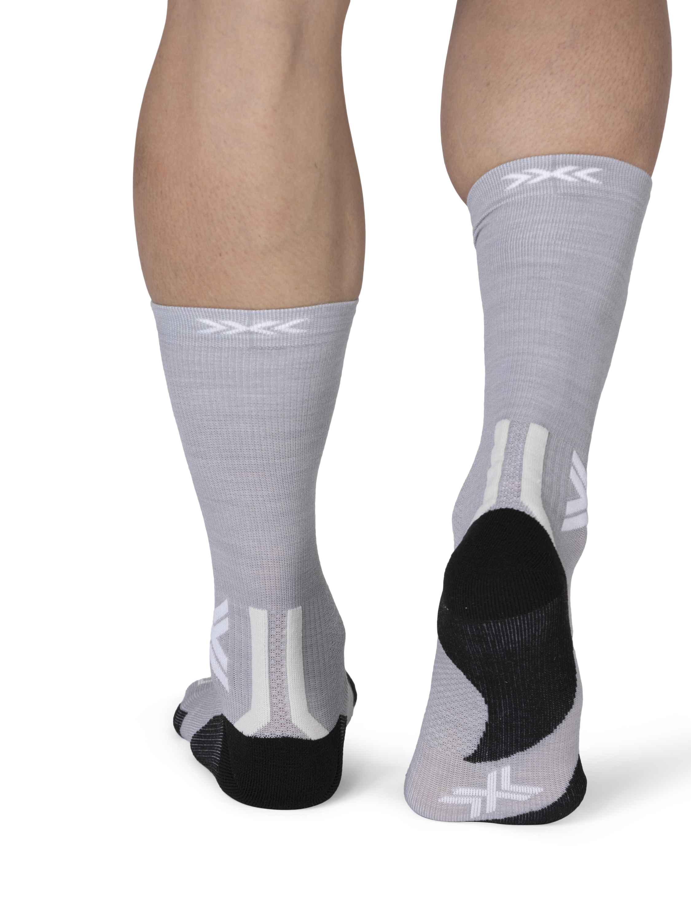 X-SOCKS RUN DISCOVER MERINO CREW - Seal Grey Light Sand - Crew - 7 of 7
