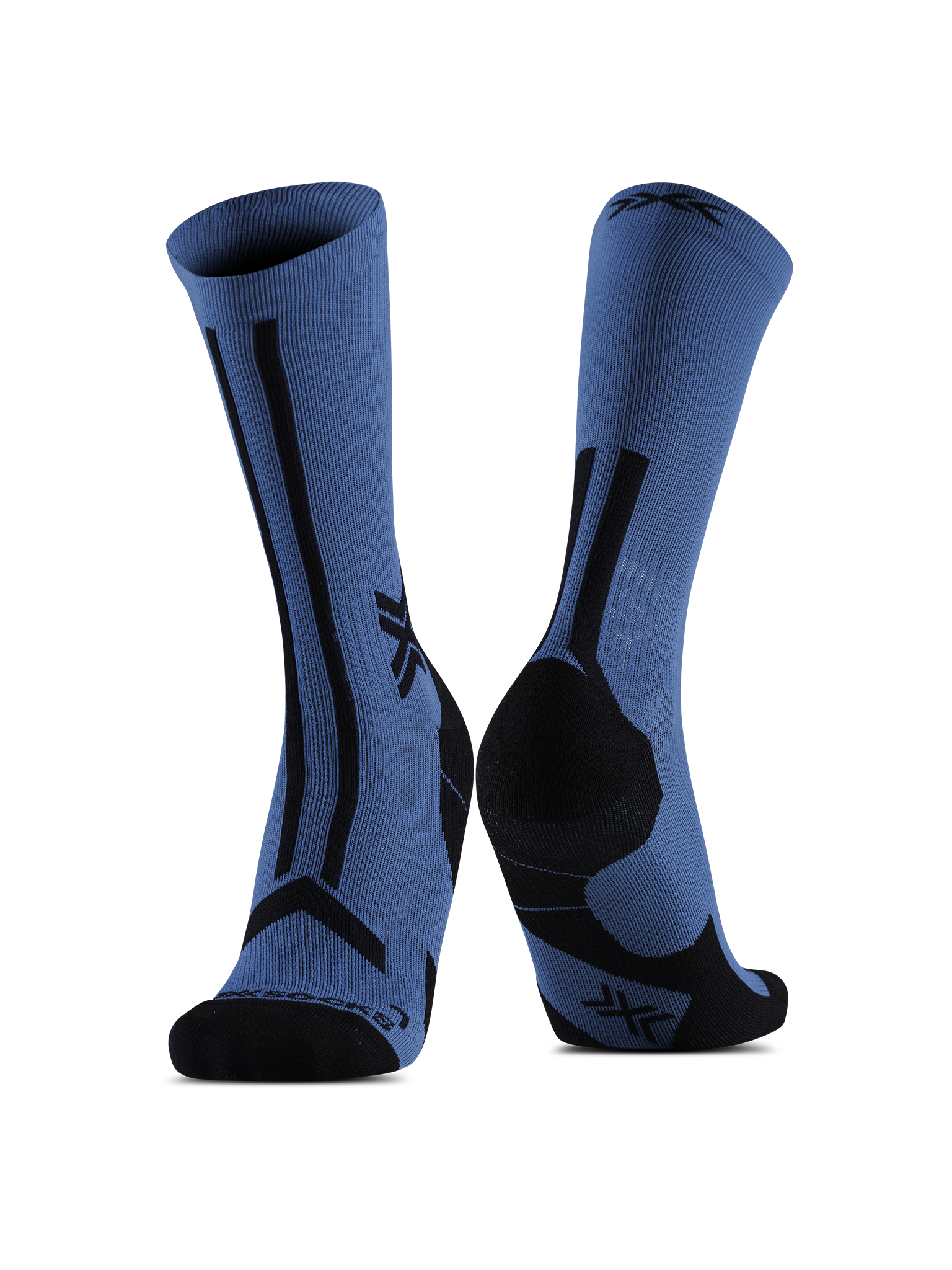 X-SOCKS TRAILRUN DISCOVER CREW - Mineral Blue X Black - Crew - 11 of 14