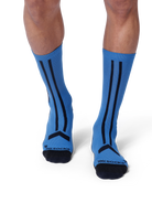 X-SOCKS TRAILRUN DISCOVER CREW - Mineral Blue X Black - Crew - 13 of 14