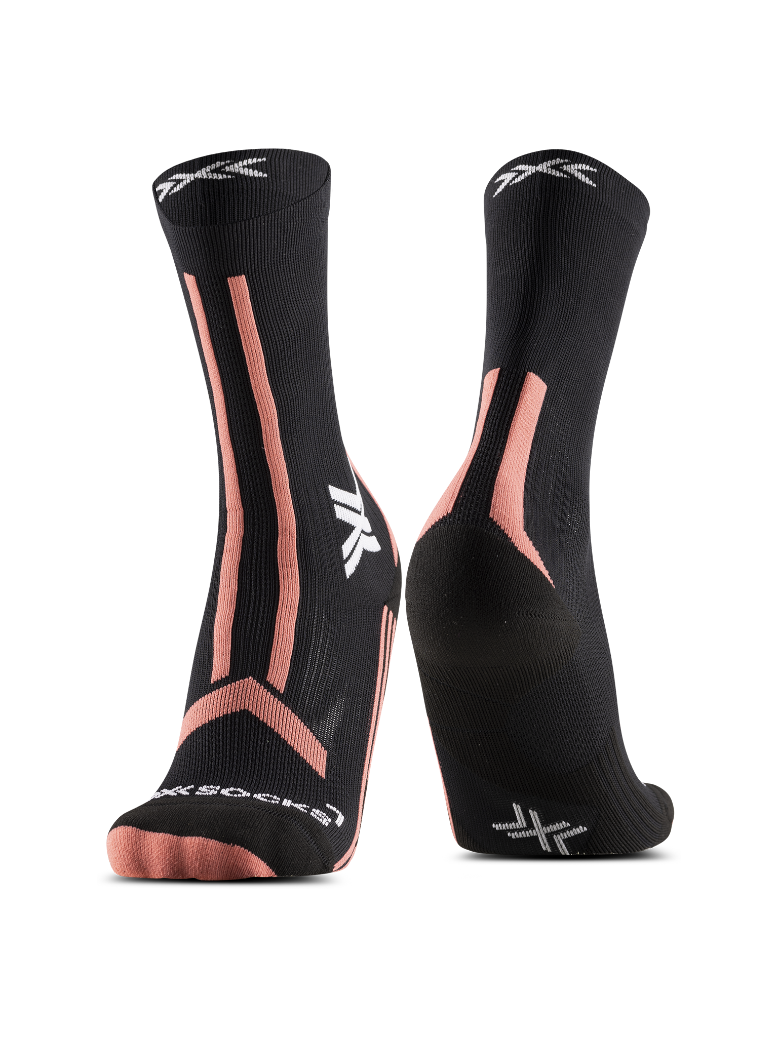 X-SOCKS TRAILRUN DISCOVER CREW WMN - X Black Dusty Rose - Crew - 2 of 5