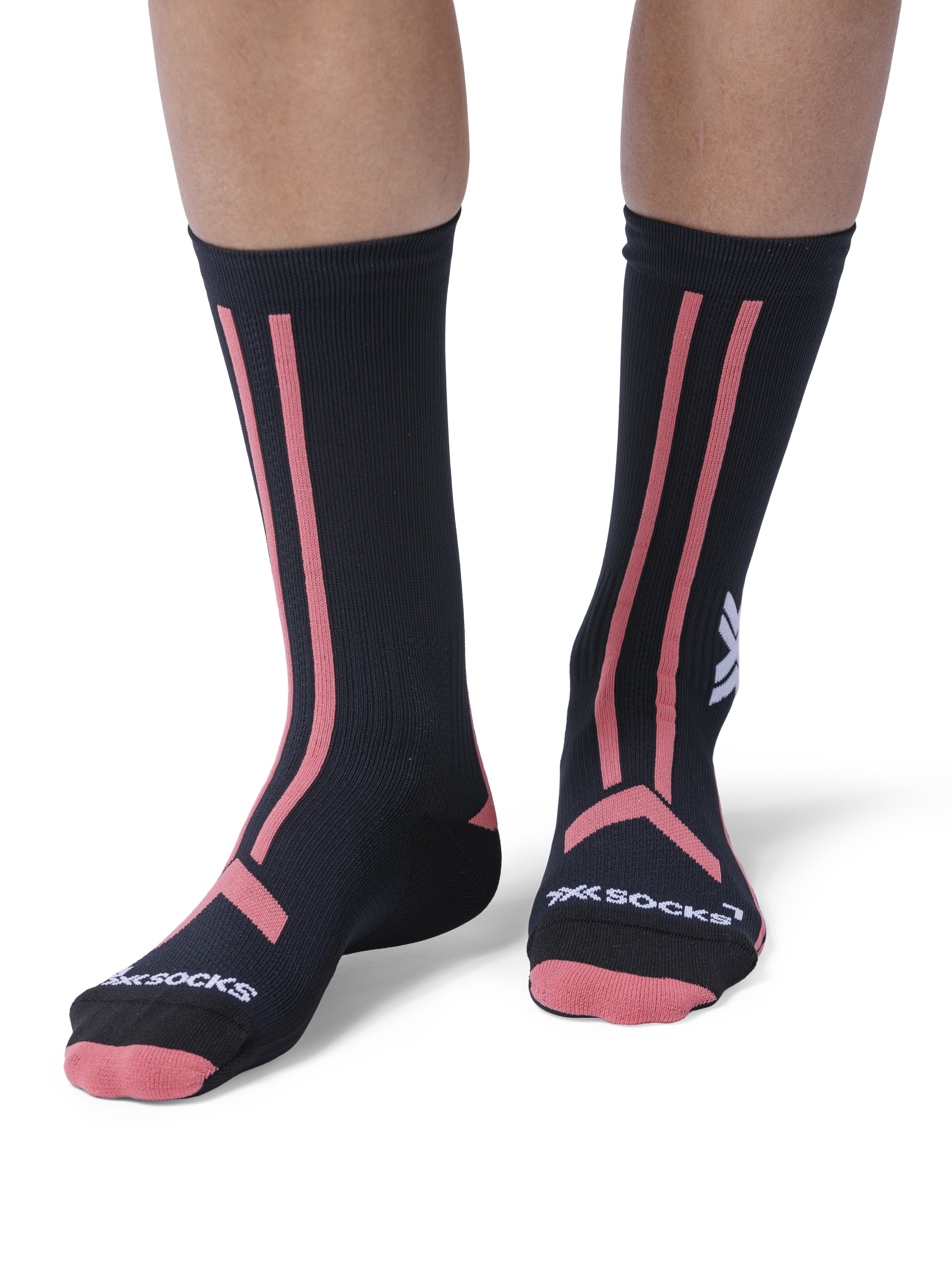 X-SOCKS TRAILRUN DISCOVER CREW WMN - X Black Dusty Rose - Crew - 3 of 5