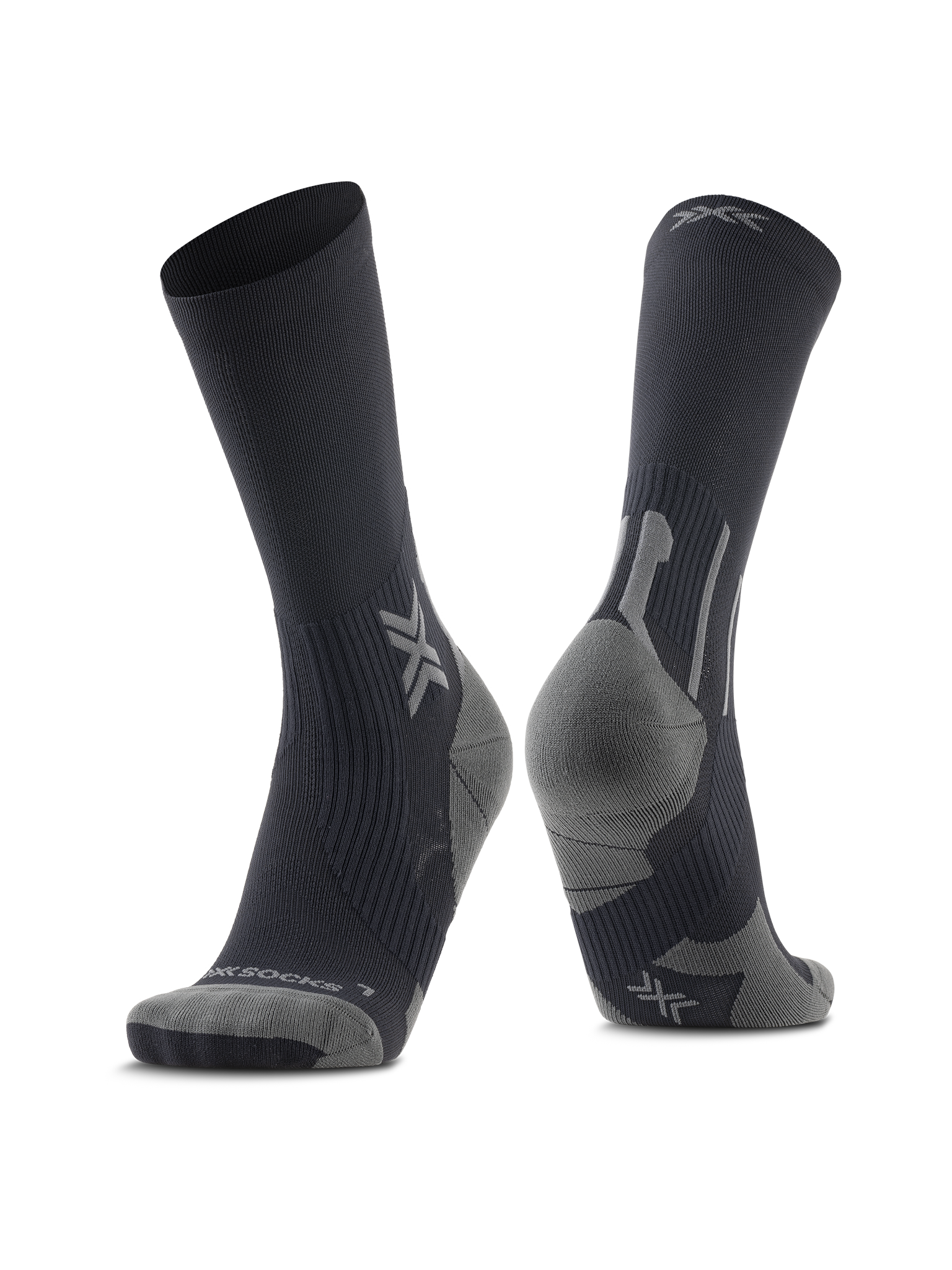 X-SOCKS RUN PERFORM CREW - Black Charcoal - Crew - 5 of 22