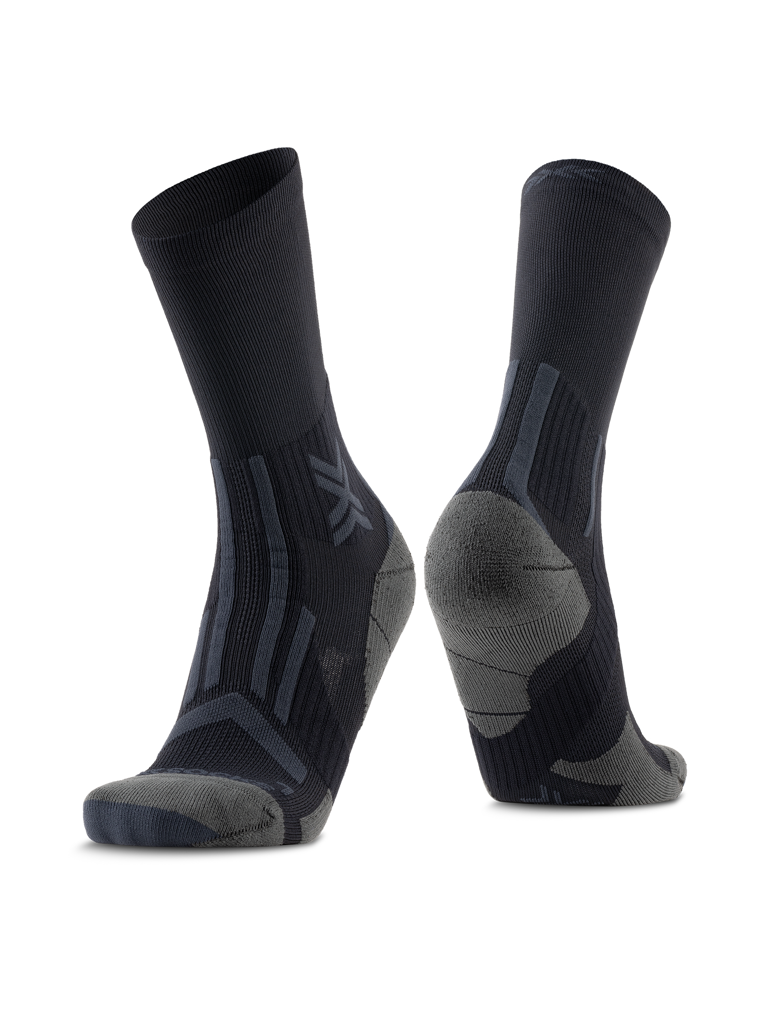 X-SOCKS TRAILRUN PERFORM CREW - Black Charcoal - Crew - 2 of 15