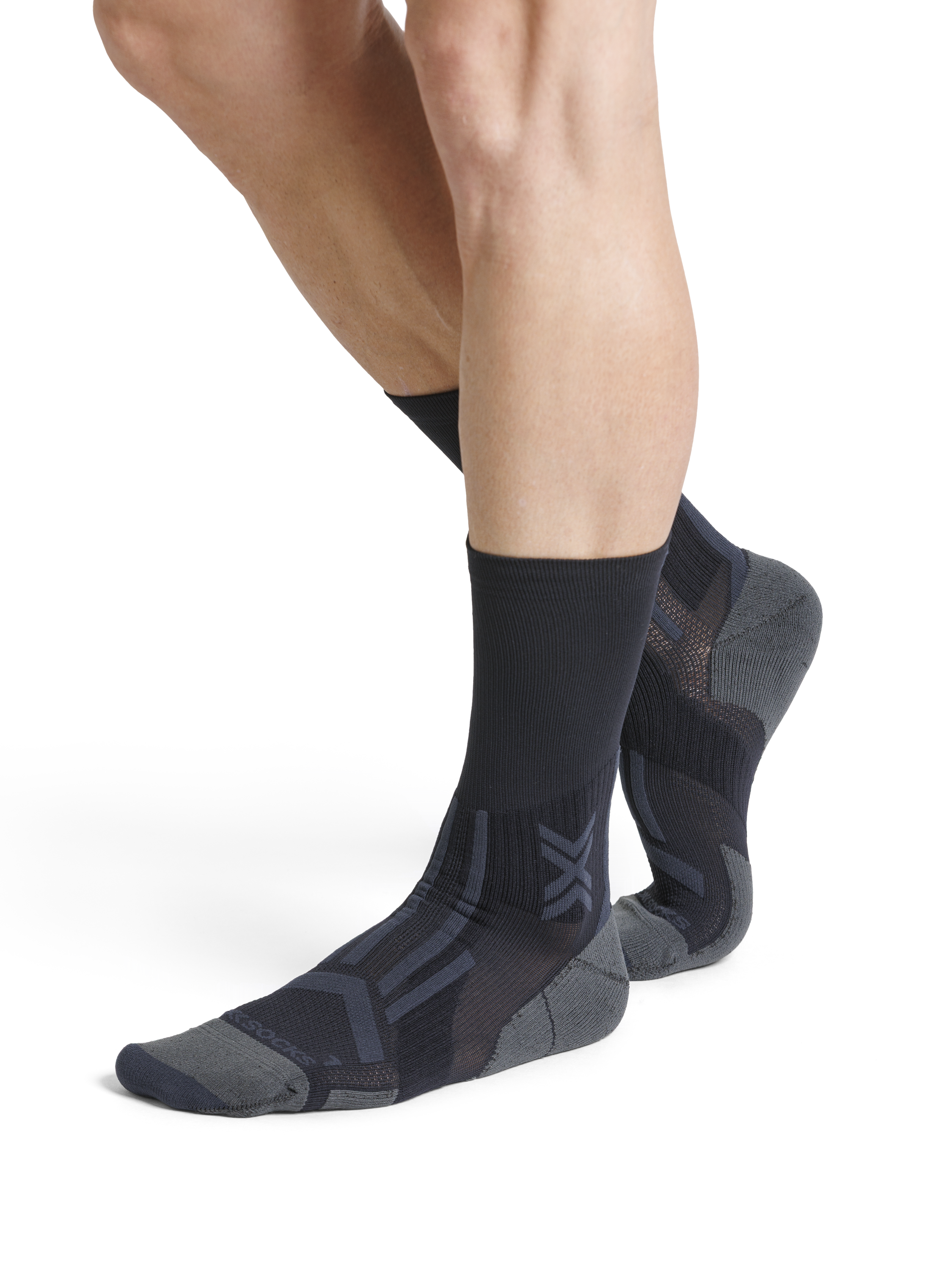 X-SOCKS TRAILRUN PERFORM CREW - Black Charcoal - Crew - 3 of 15