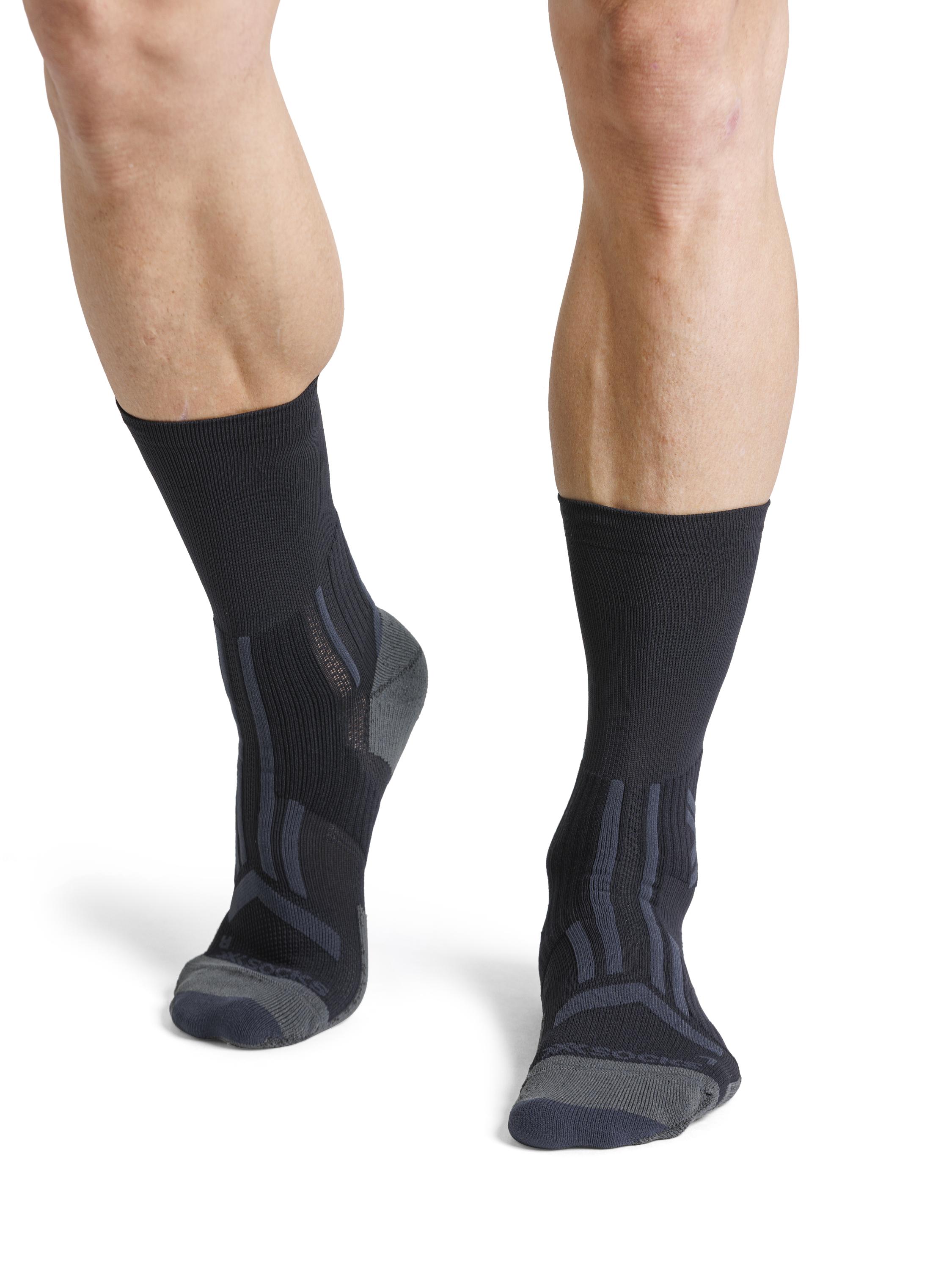 X-SOCKS TRAILRUN PERFORM CREW - Black Charcoal - Crew - 4 of 15