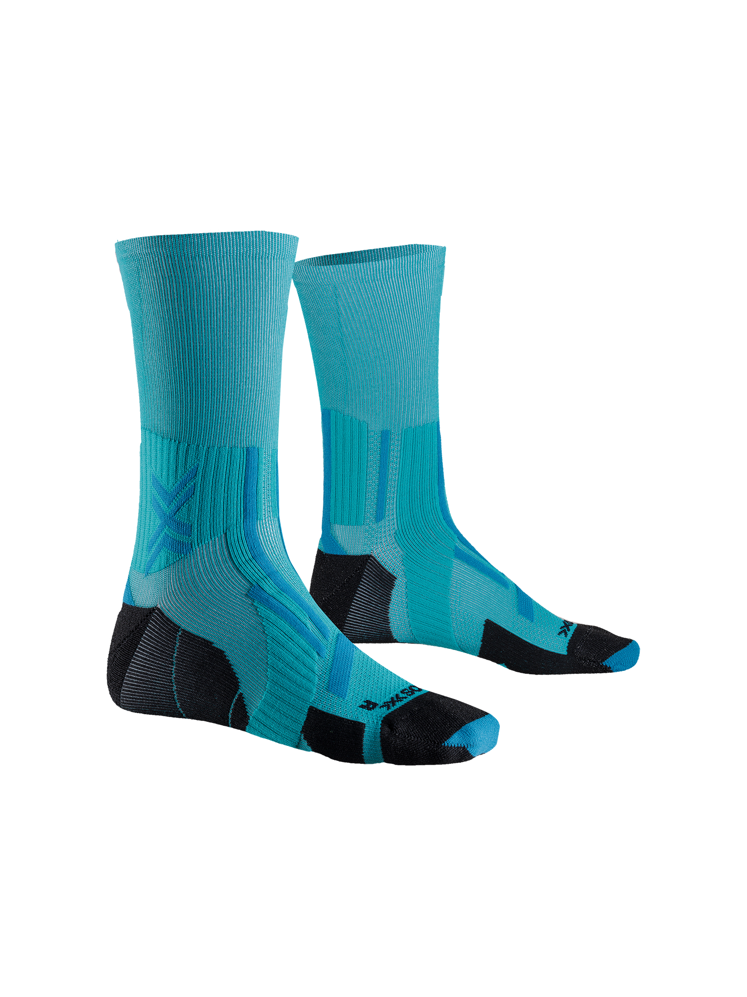 X-SOCKS TRAILRUN PERFORM CREW - Lake Green Sunset Blue - Crew - 6 of 15