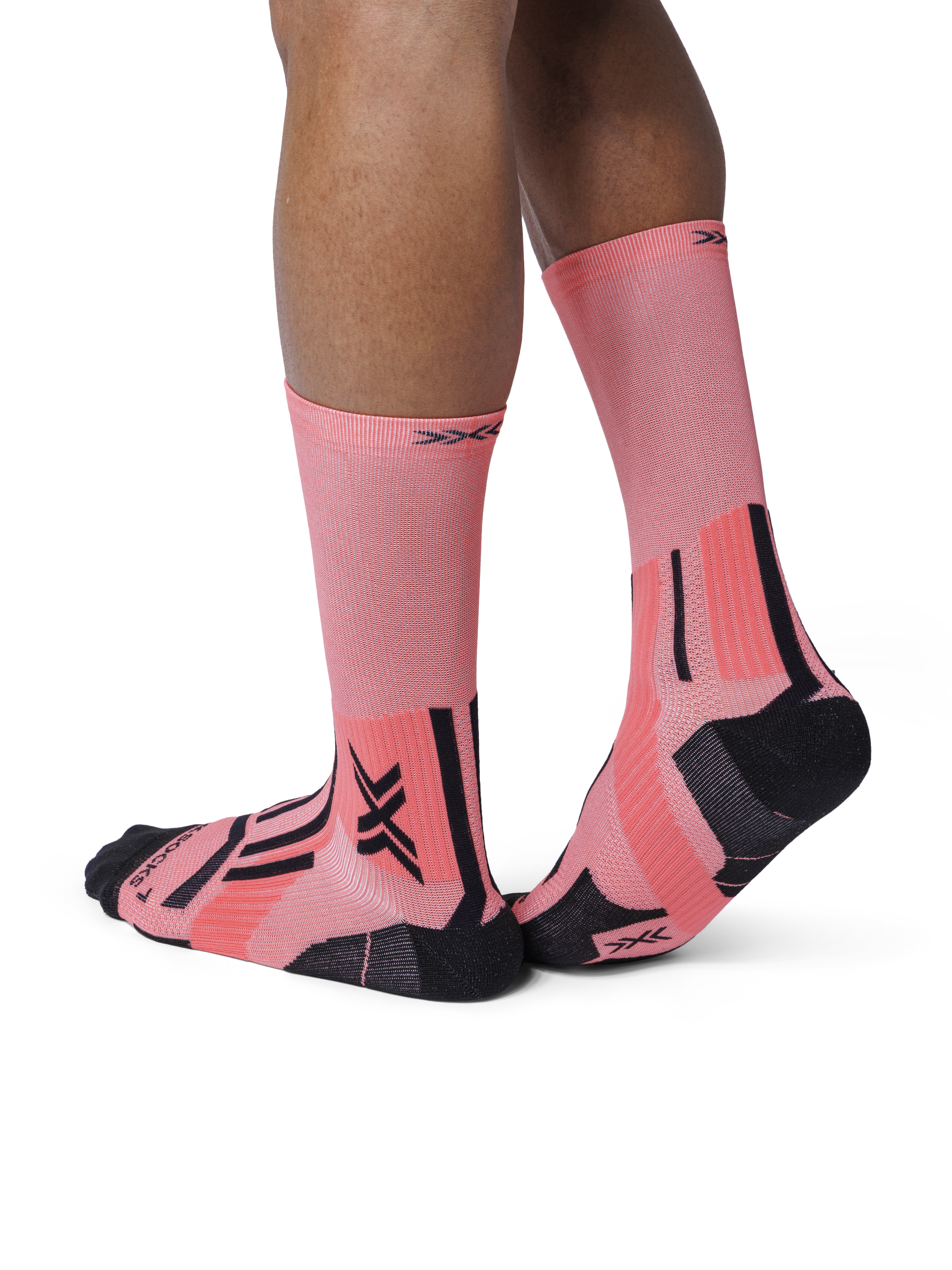 X-SOCKS TRAILRUN PERFORM CREW - Dusty Rose X Black - Crew - 14 of 15