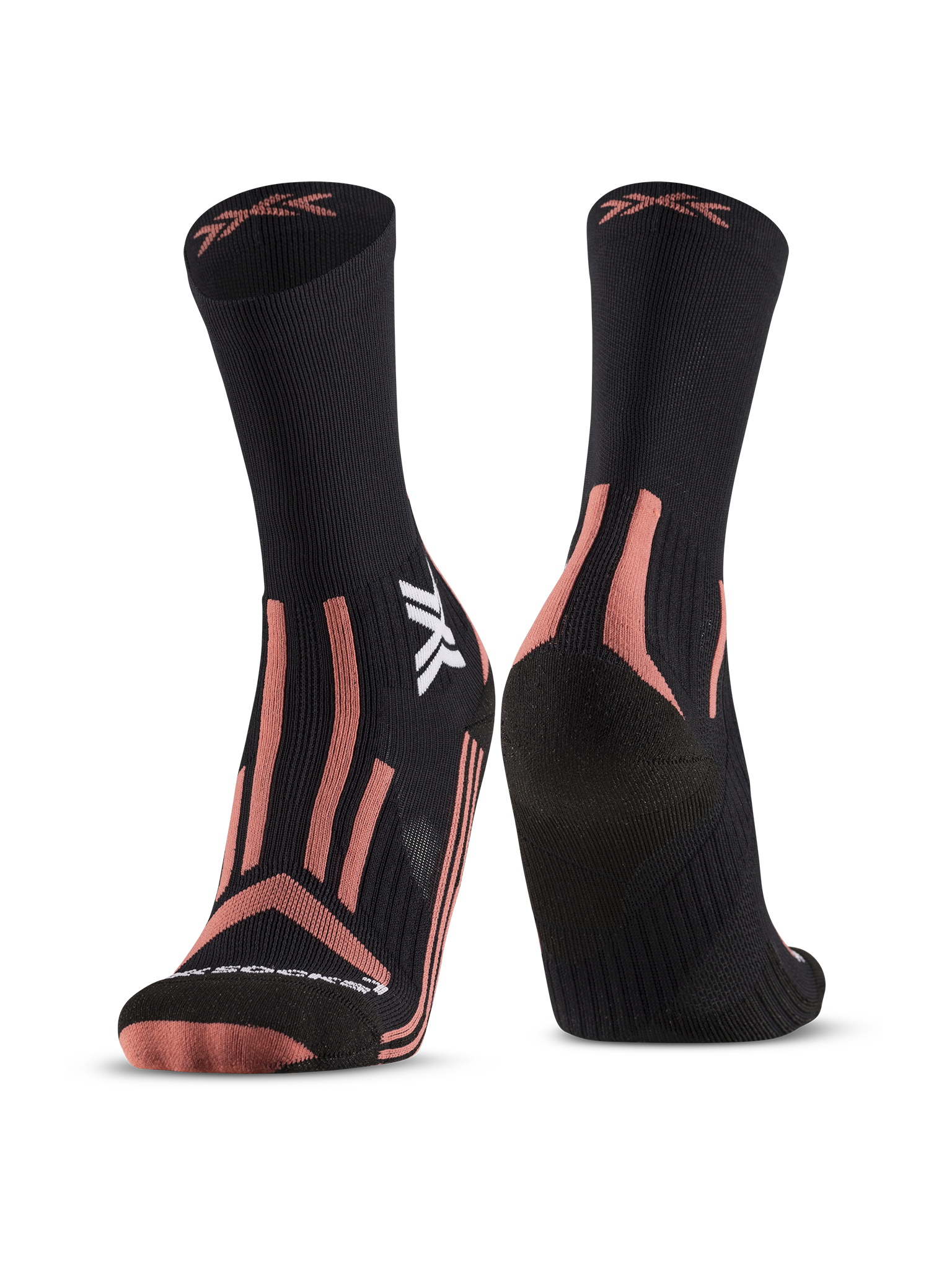 X-SOCKS TRAILRUN PERFORM CREW WMN - X Black Dusty Rose - Crew - 2 of 5