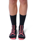 X-SOCKS TRAILRUN PERFORM CREW WMN - X Black Dusty Rose - Crew - 3 of 5