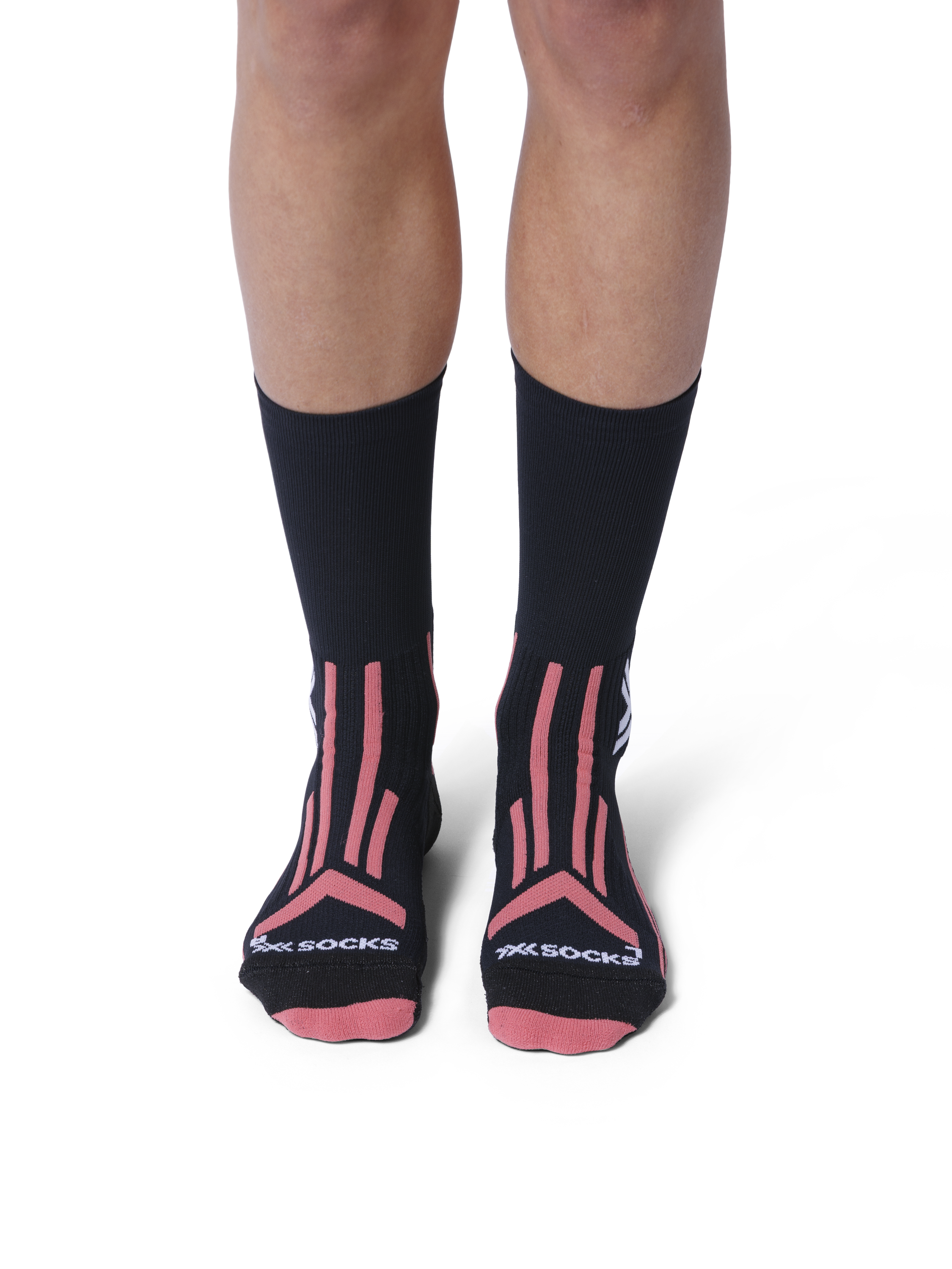 X-SOCKS TRAILRUN PERFORM CREW WMN - X Black Dusty Rose - Crew - 3 of 5