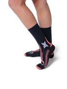 X-SOCKS TRAILRUN PERFORM CREW WMN - X Black Dusty Rose - Crew - 4 of 5