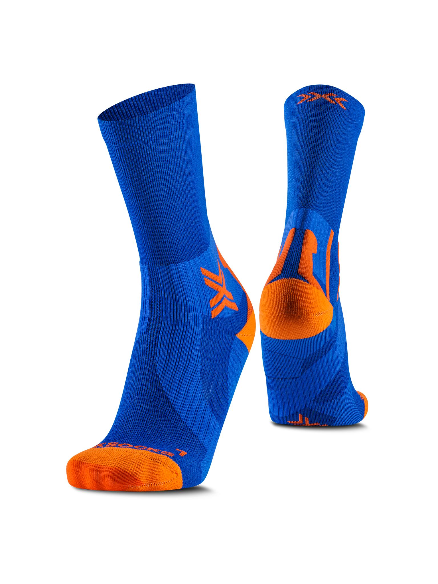 X-SOCKS RUN PERFORM WARM CREW - Twyce Blue Orange - Crew - 2 of 9