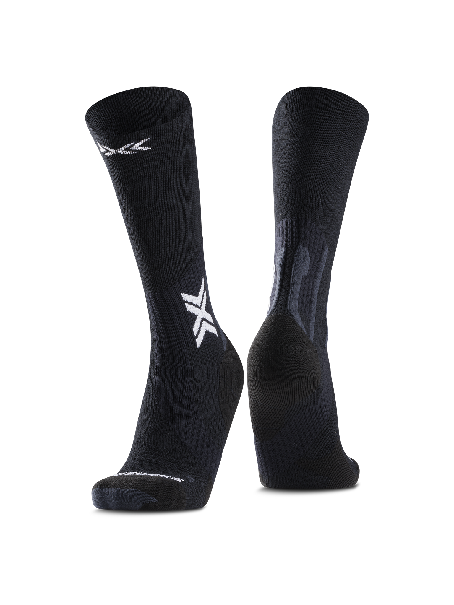X-SOCKS RUN PERFORM WARM CREW - X Black Light Grey - Crew - 6 of 9