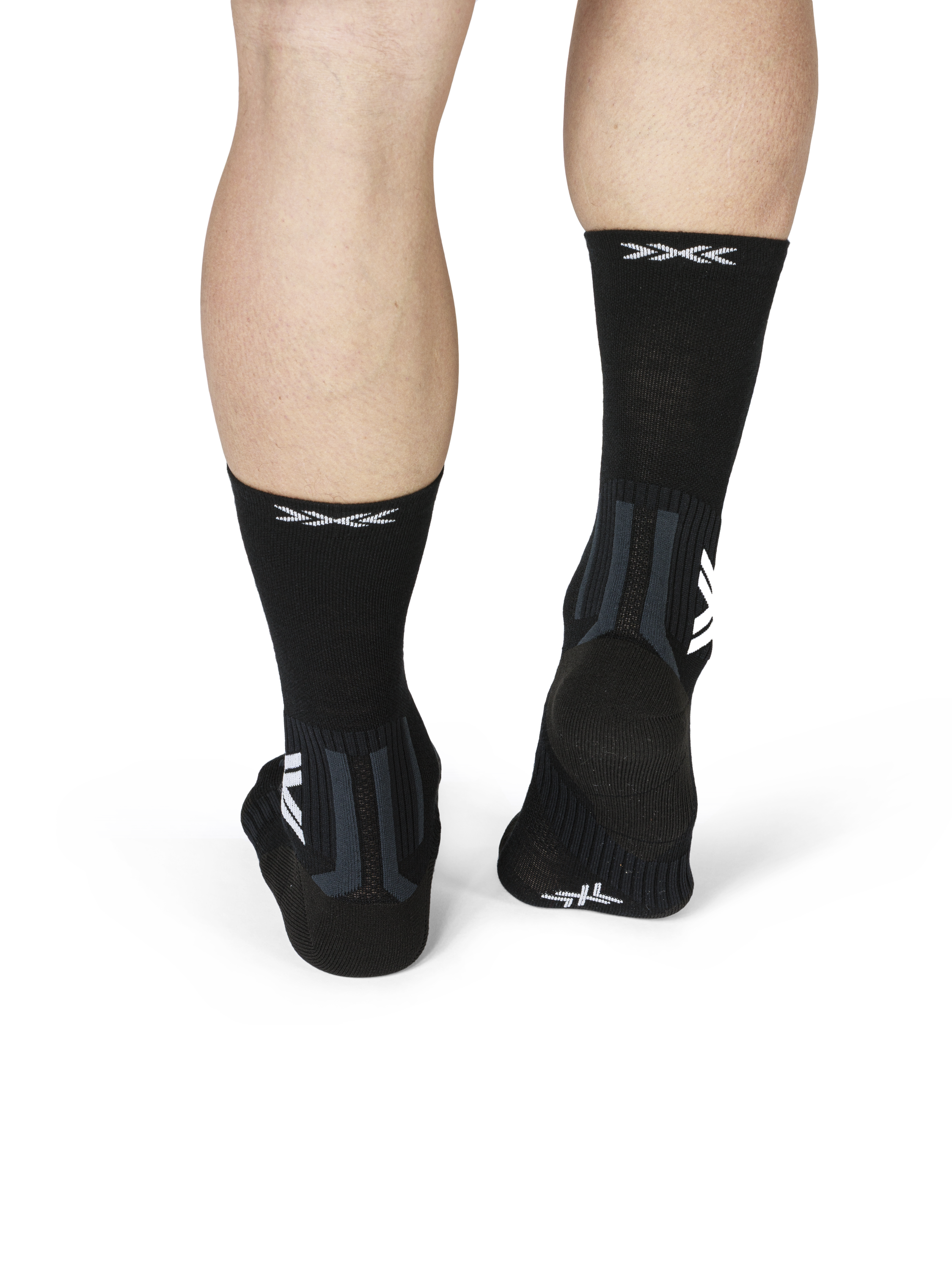 X-SOCKS RUN EXPERT SILK MERINO CREW - Seal Grey Light Sand - Crew - 7 of 8