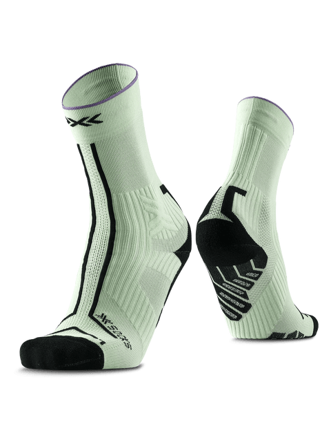 X-SOCKS TRAILRUN TERRASKIN EXPERT CREW - Digital Lime X Black - Crew - 30 of 33