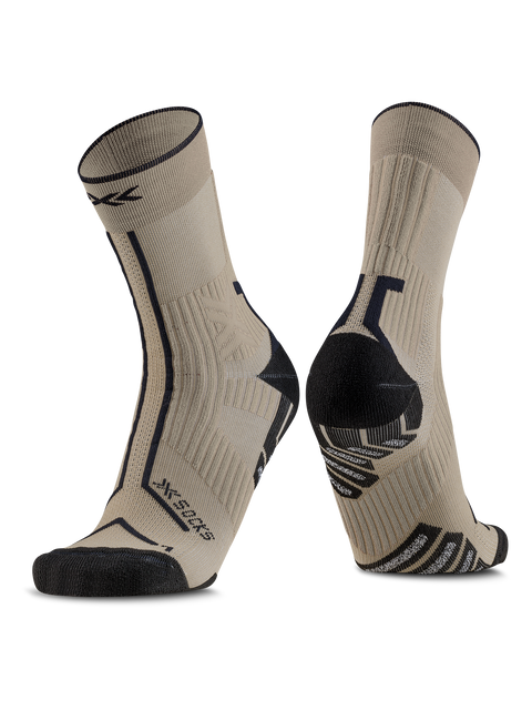 X-SOCKS TRAILRUN TERRASKIN EXPERT CREW - Sand Dark Sand - Crew - 21 of 33
