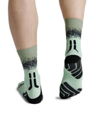 X-SOCKS TRAILRUN TERRASKIN PERFORM CREW - Digital Lime X Black - Crew - 8 of 20