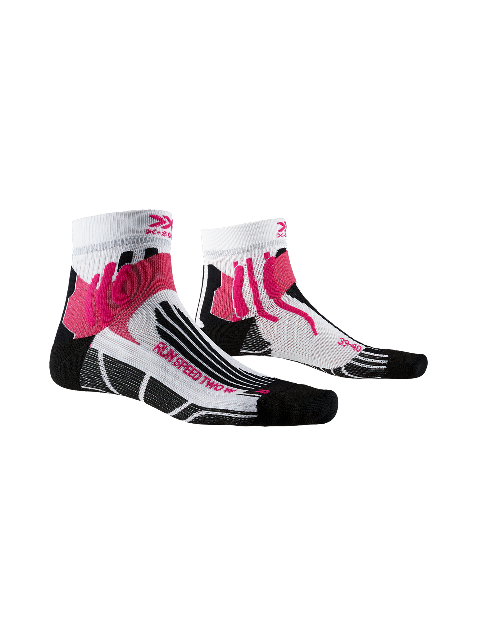 X-SOCKS RUN SPEED TWO WMN - Arctic White Opal Black - Ankle - 1 of 7
