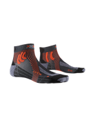 X-SOCKS RUN RETINA - Stone Grey Melange X-orange - Low Cut - 1 of 1