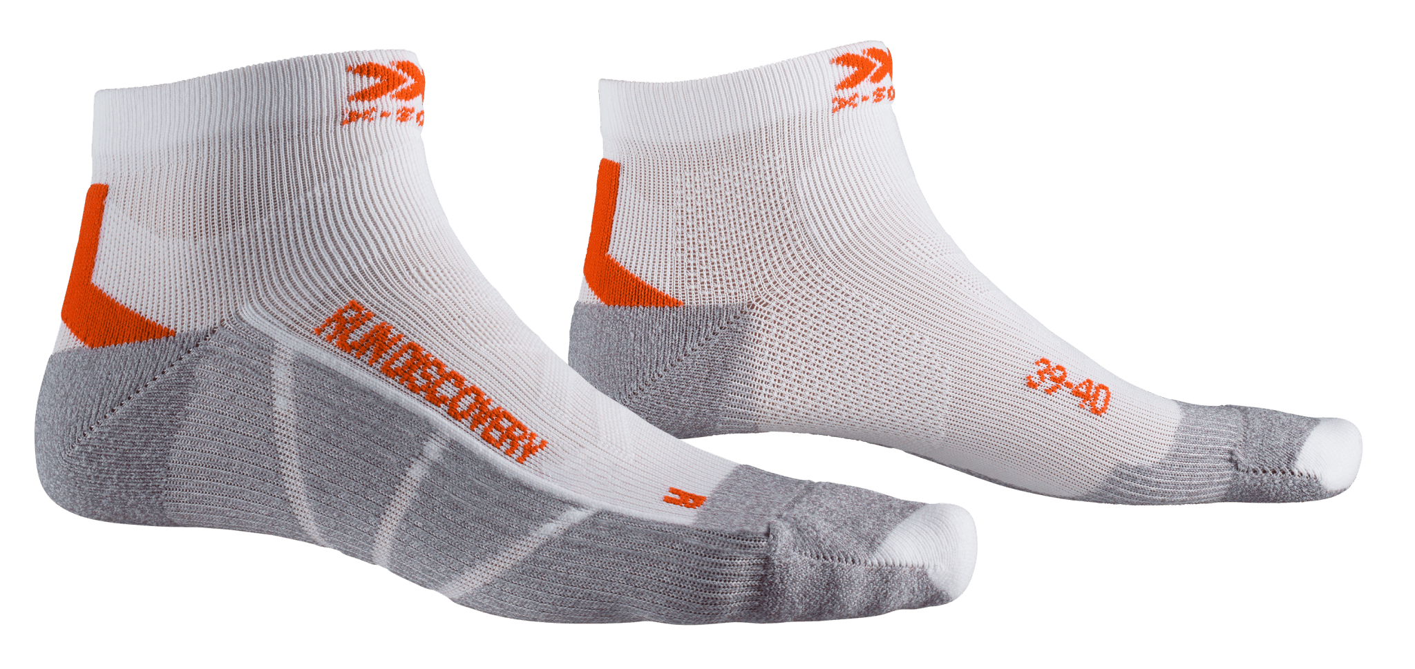 X-SOCKS RUN DISCOVERY 4.0 MEN - Arctic White Dolomite Grey - Ankle - 3 of 4