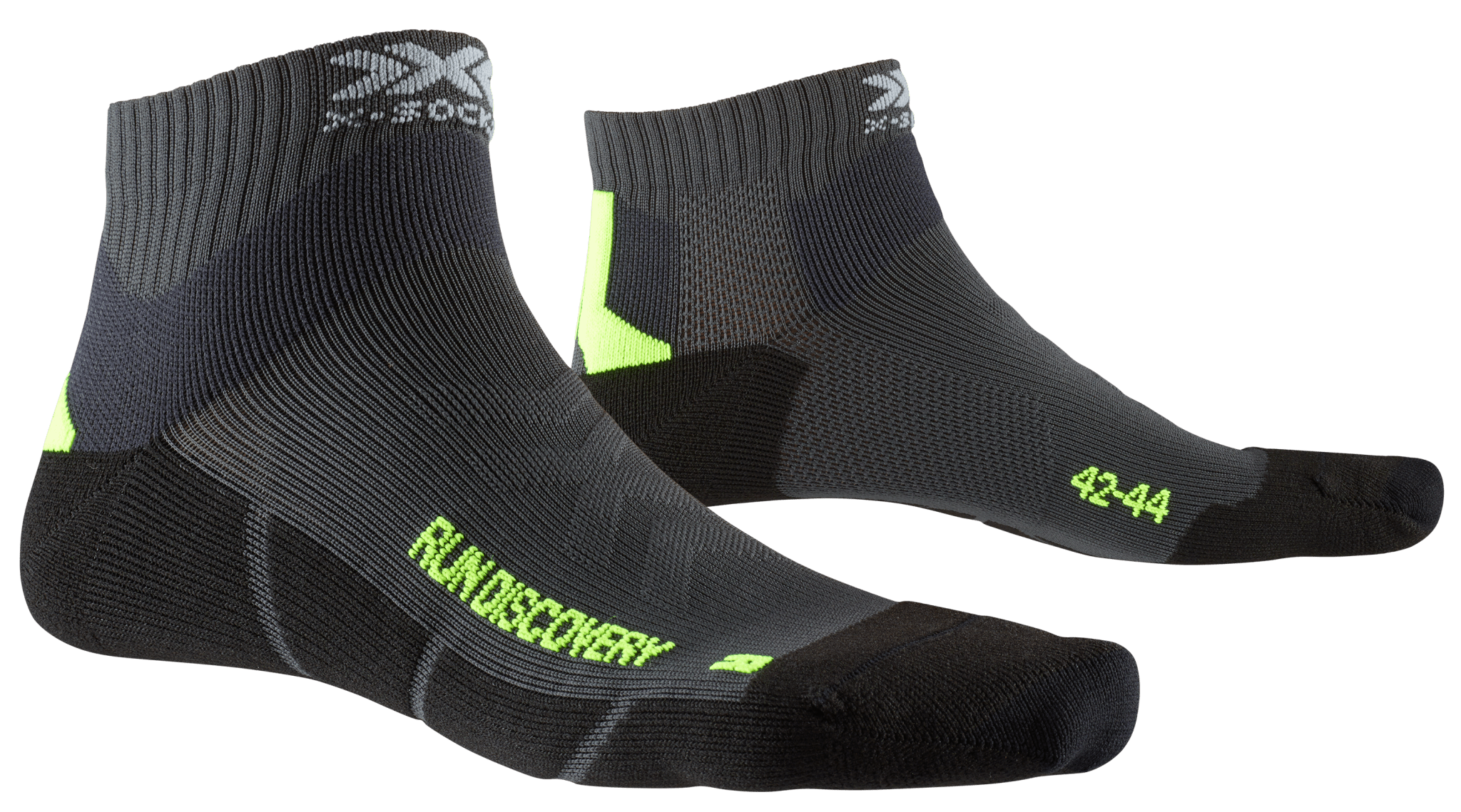 X-SOCKS RUN DISCOVERY 4.0 MEN - Arctic White Dolomite Grey - Ankle - 4 of 4