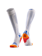 X-SOCKS RUN EXPERT EFFEKTOR OTC - White Orange Twyce Blue - Over The Calf - 1 of 8