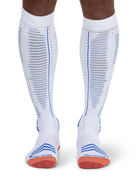X-SOCKS RUN EXPERT EFFEKTOR OTC - White Orange Twyce Blue - Over The Calf - 2 of 8