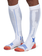 X-SOCKS RUN EXPERT EFFEKTOR OTC - White Orange Twyce Blue - Over The Calf - 3 of 8