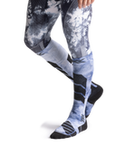 X-SOCKS SKI EXPERT WILD OTC - Tiedye X Black Marine - Over The Calf - 3 of 5