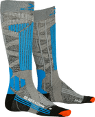 X-SOCKS SKI RIDER 4.0 WMN - Stone Grey Melange Turquoise - Over The Calf - 7 of 7