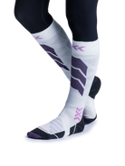 X-SOCKS SKI EXPERT SILK MERINO OTC - X White Lavender - Over The Calf - 6 of 8