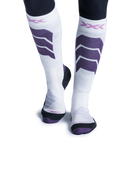 X-SOCKS SKI EXPERT SILK MERINO OTC - X White Lavender - Over The Calf - 8 of 8