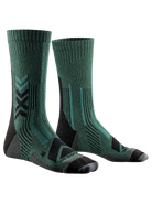 X-SOCKS HIKE PERFORM MERINO CREW - Dark Sage Black - Crew - 2 of 6