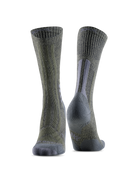 X-SOCKS TREKKING PERFORM MERINO CREW - Moss Green X Black - Crew - 6 of 9