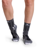 X-SOCKS TREK X LINEN WMN - Dolomite Grey Melange Opal Black - Crew - 2 of 6