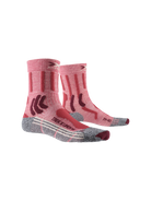 X-SOCKS TREK X LINEN WMN - Vintage Red Melange Grey Melange - Crew - 6 of 6