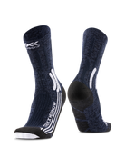 X-SOCKS TREK X MERINO WMN - Midnight Blue Arctic White - Crew - 1 of 6