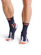 X-SOCKS TREK OUTDOOR - Midnight Blue Kurkuma Orange - Ankle - 6 of 8