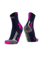 X-SOCKS TREK OUTDOOR WMN - Midnight Blue Pink Lt Grey Melange - Ankle - 6 of 9