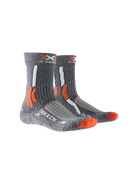 X-SOCKS TREK X CTN JR - Stone Grey Melange X-orange - Crew - 2 of 7