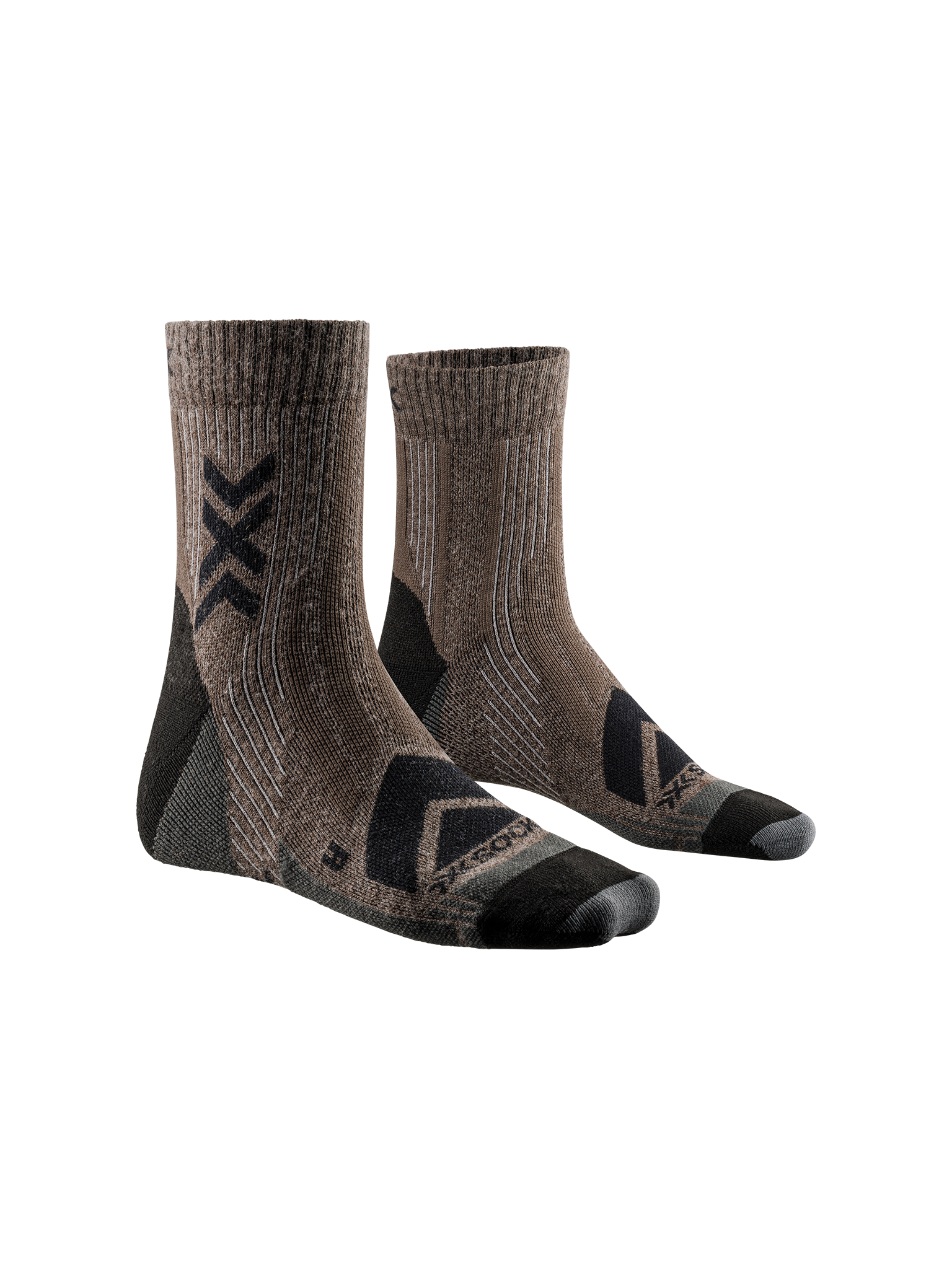 X-SOCKS HIKE PERFORM MERINO ANKLE - Brown Black - Ankle - 1 of 9